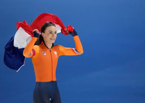 Nīderlandes ātrslidotāja Femke Koka. 