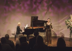 FOTO: Liepājas koncertzālē klausītāji tiekas muzikālā romantisma pēcpusdienā