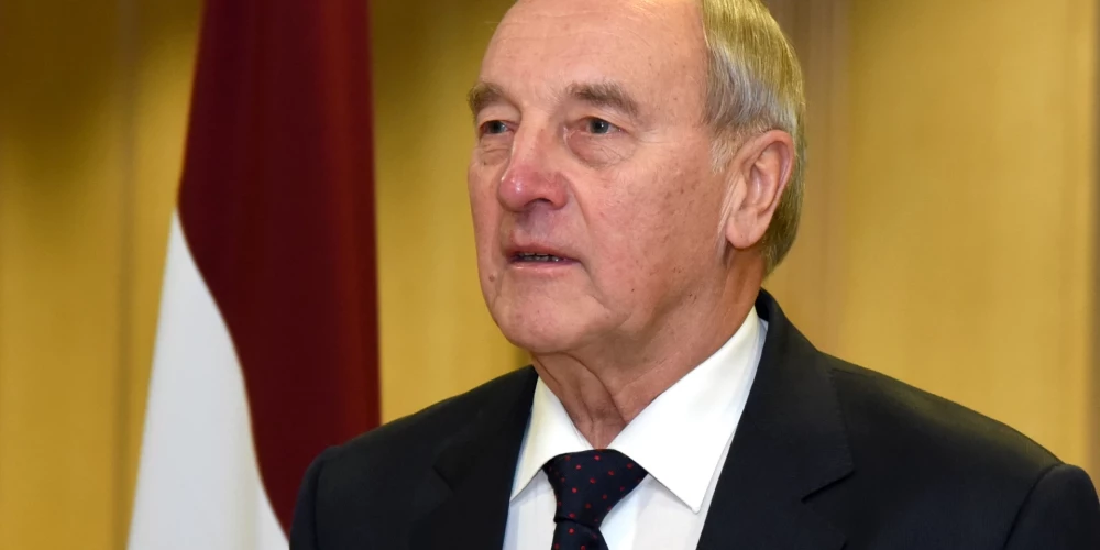 Экс-президент Латвии Андрис Берзиньш.