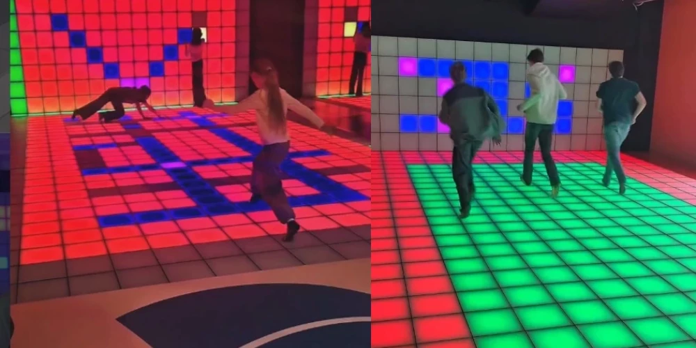 В Domina Shopping открыли единственный в Латвии парк Catch Pixel.