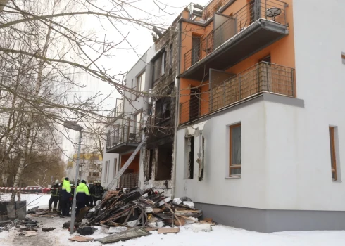 Ugunsgrēks Krustkalnos.