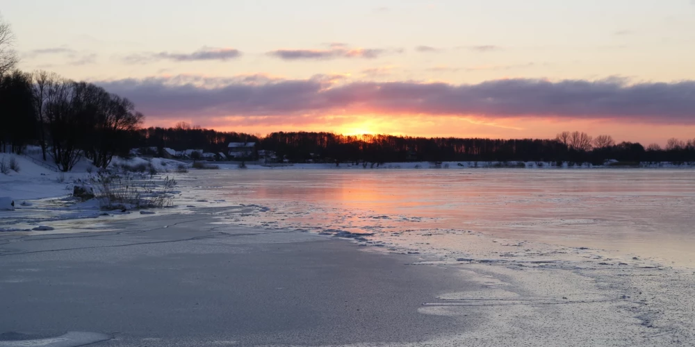 В Латвии царствуют морозы.