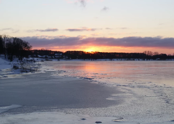 Самое холодное утро в Европе: в пригородах Даугавпилса температура опустилась до -32 градусов