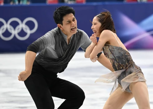 Japānas duets Riku Miura un Rjuiči Kihara.