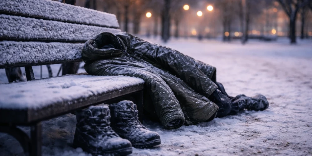 С начала года в Латвии зафиксировано 20 смертей, вызванных морозами.