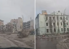 Par ko okupācijas laikā pārvērtusies Bahmuta? Krievijas militāristi publisko unikālus kadrus