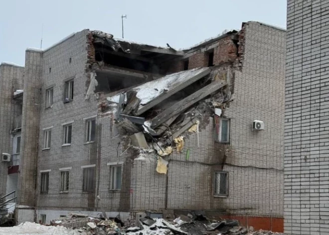 Ļeņingradas apgabalā uzsprāgusi kara komandantūras ēka