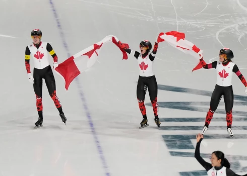 Kanādietes Izabella Veidemane, Valērija Maltē un Ivanija Blondēna triumfēja arī 2022. gada Pekinas olimpiskajās spēlēs