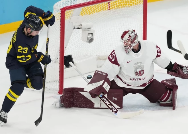 Сборная Латвии по хоккею проиграла шведам и закончила выступление на Олимпийских играх