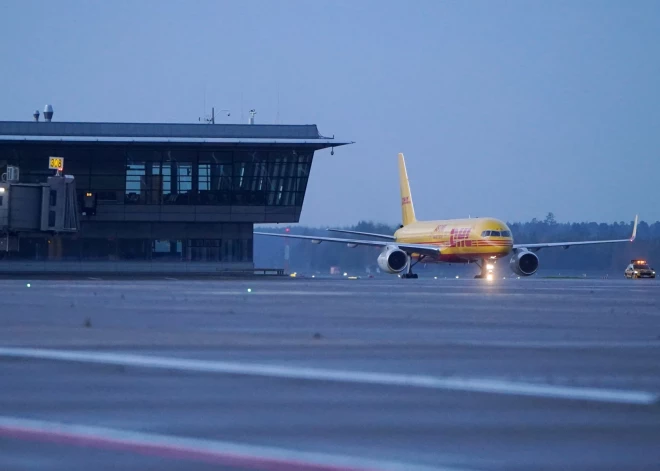 Рижский аэропорт готовит перрон под гражданские и военные задачи: начались строительные работы
