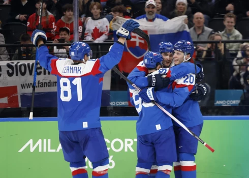 Slovākijas hokejisti neatstāja nekādas cerības Vācijai.