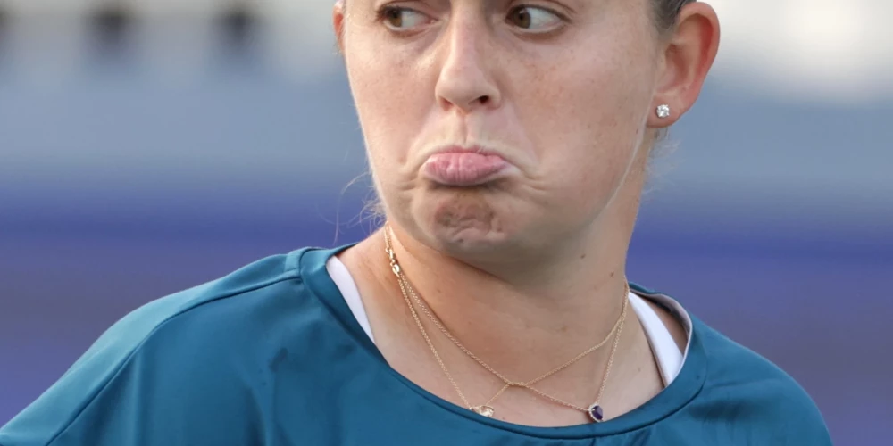 Latvijas tenisa līdere Aļona Ostapenko.