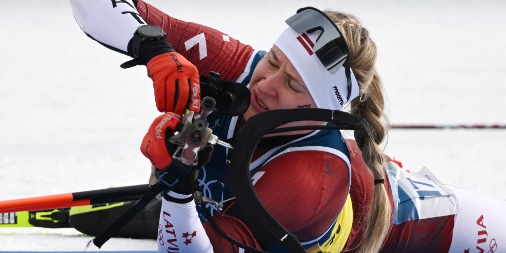 Sanita Buliņa diemžēl netika galā ar spiedienu un konkurenču piedāvāto tempu un šaušanā guļus nopelnīja divus soda apļus.