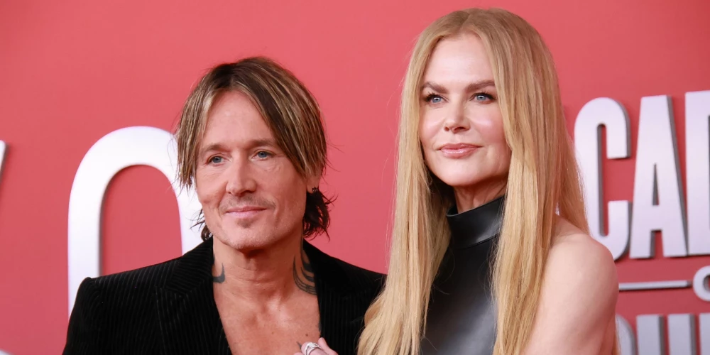 Nikola Kidmena un Kīts Urbans 2025. gada maijā, apmeklējot kantri mūzikas balvu ceremoniju Teksasā.