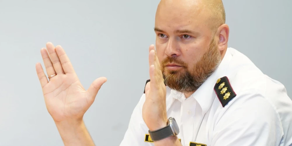 Начальник Государственной пожарно-спасательной службы генерал Мартиньш Балтманис.