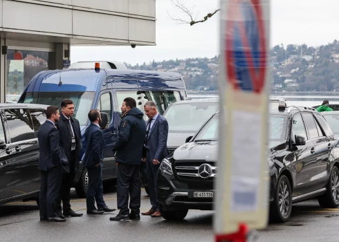 Krievijas delegācija Ženēvā. 