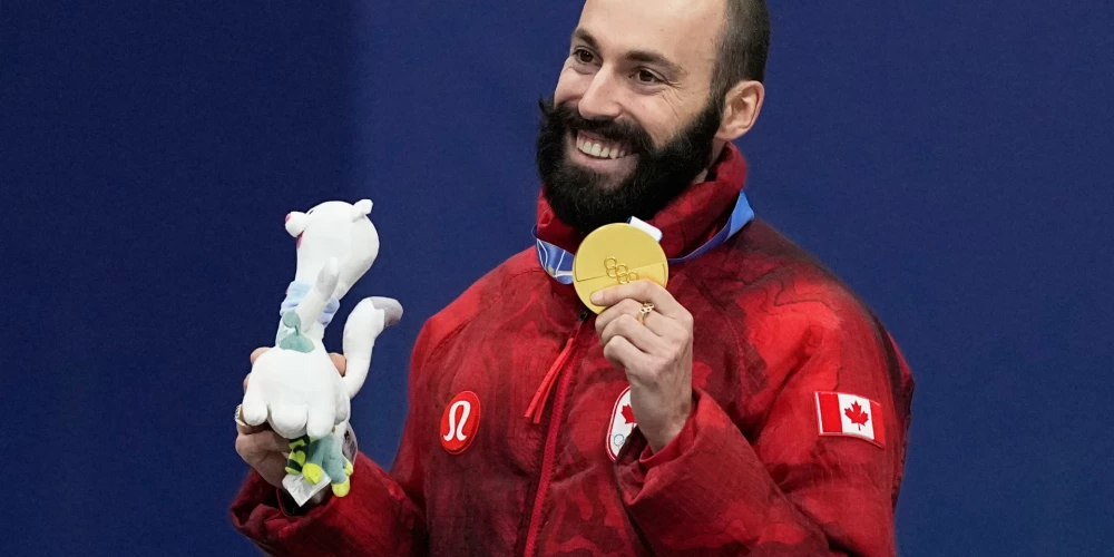 Olimpiskais čempions Kanādas sportists Stīvens Dibuā.