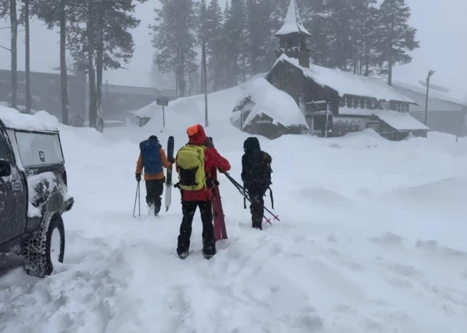Lavīnā Kalifornijā gājuši bojā astoņi slēpotāji, vēl viens tiek meklēts
