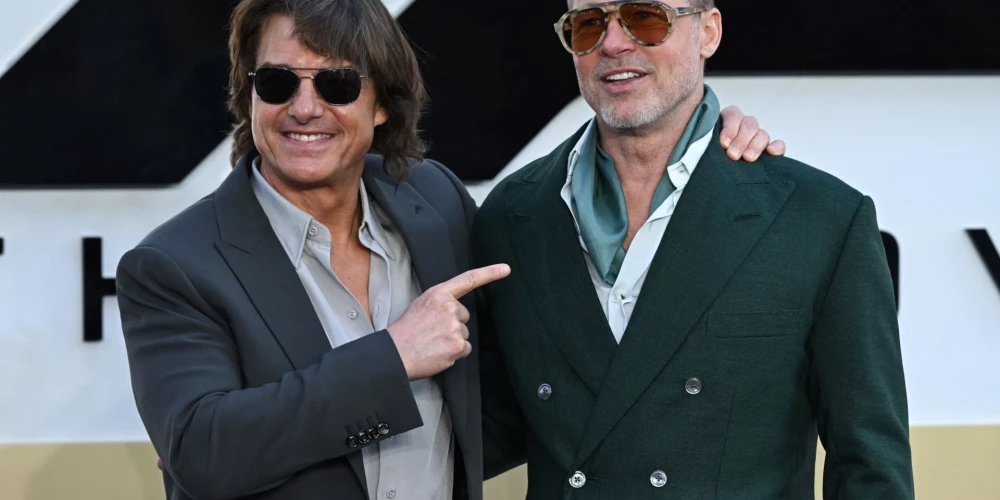 Toms Krūzs un Breds Pits.