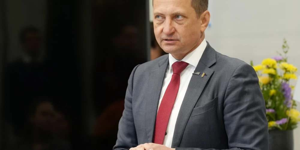 Zemkopības ministrs Armands Krauze. 