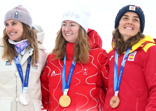 Pirmos olimpiskos čempiona titulus slēpošanas alpīnismā izcīnījuši Fatona un Kardona Kols