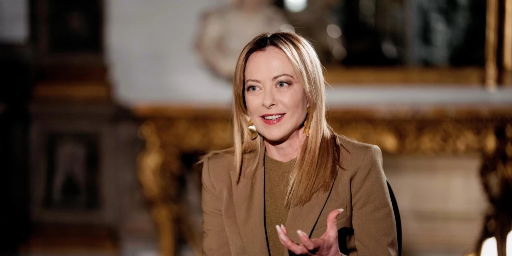 Itālijas premjerministre Džordža Meloni uzsver, ka sarunās par Ukrainu sperti svarīgi soļi.