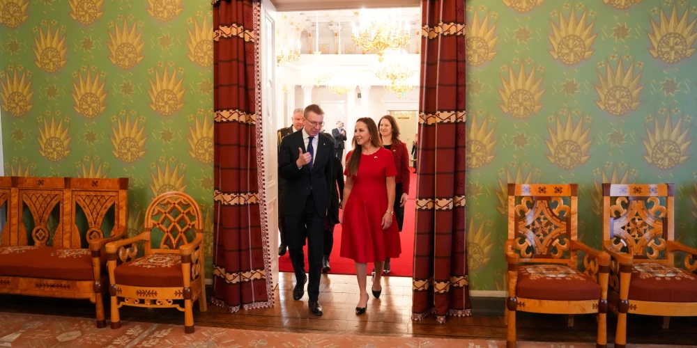 Amerikas Savienoto Valstu ārkārtējās un pilnvarotās vēstnieces akreditācijas ceremonija.