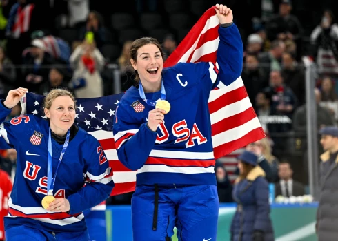 ASV izlases kapteine Hilarija Naita.