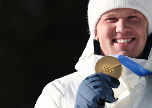 Olimpiskais čempions norvēģis Juhanness Dāle-Ševdāls.