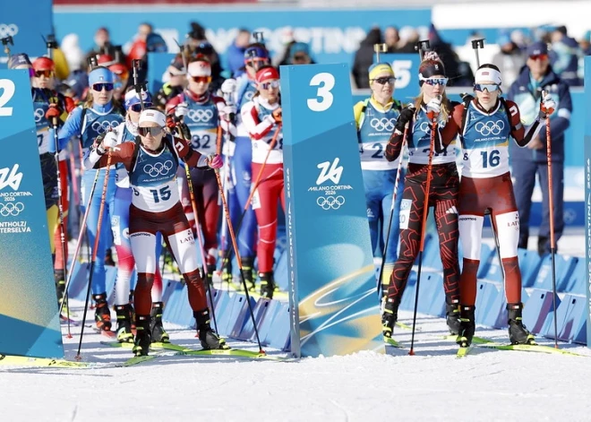 Olimpisko spēļu pēdējās dienās vēsturisks starts biatlonā un bobsleja četrinieki 