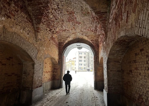 Вход в крепость через Александровские ворота.