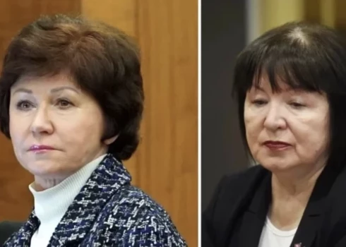 Natālija Ābola un Liāna Langa.