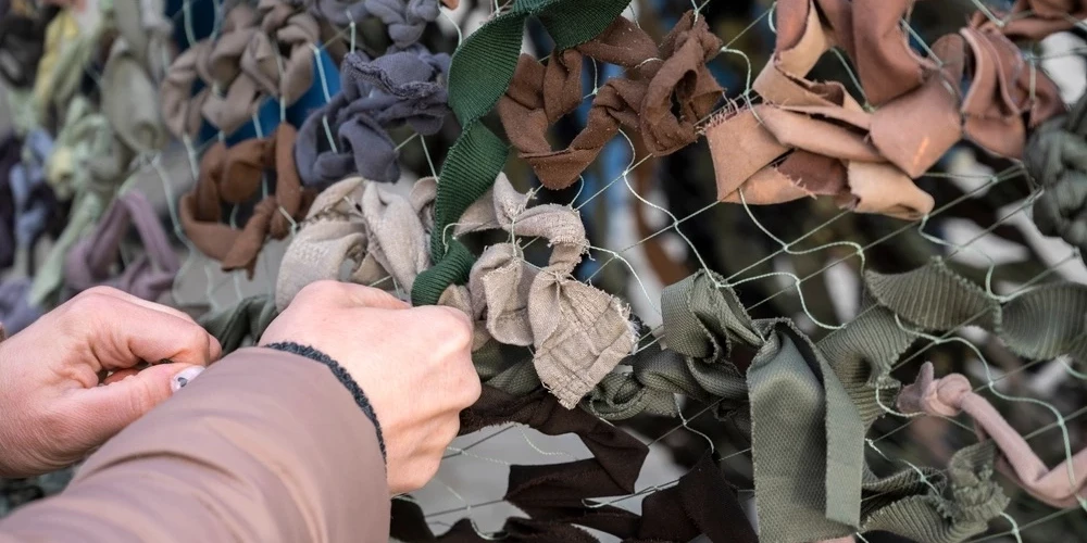 Камуфляжные сети нужны для победы над агрессором.