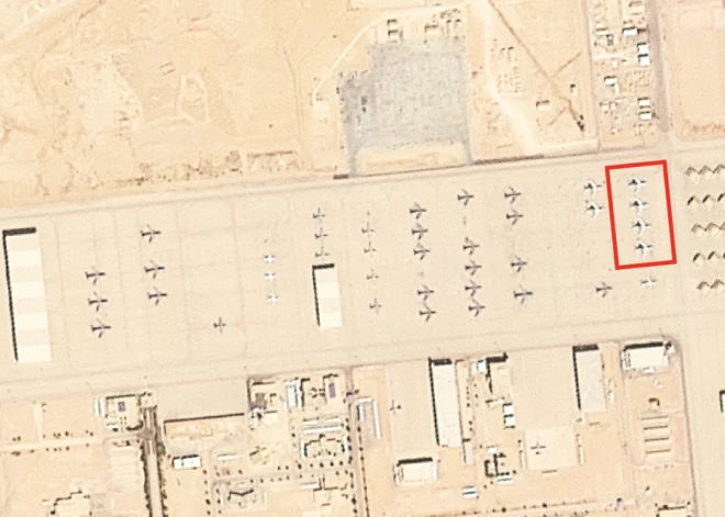 Satelītattēli atklāj nepieredzētu ASV spēku koncentrāciju pie Irānas