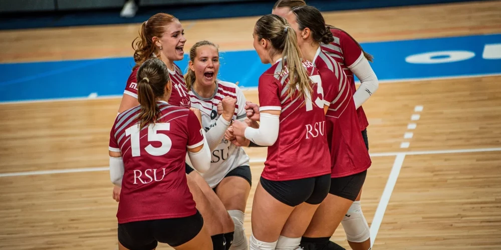 RSU volejbolistes sasniegušas Baltijas līgas pusfinālu.