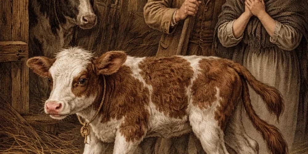 Хозяев одной усадьбы в Курземе зимой 1826 года поразил новорождённый телёнок с вдвое большим количеством ног и хвостов, чем у обычной коровы.