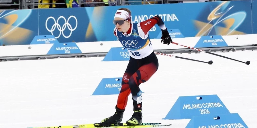 Latvijas distanču slēpotāja Patrīcija Eiduka. 