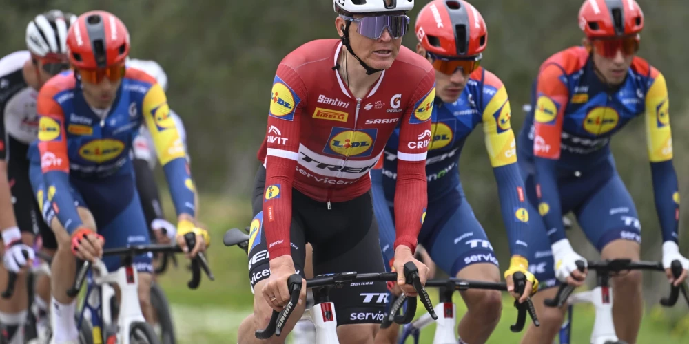 Latvijas riteņbraucējs Toms Skujiņš.