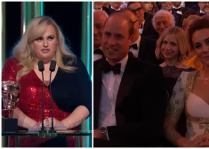 Internetā atkal kļūst populārs Rebelas Vilsonei neērtais joks par bijušo princi Endrū — tas izskanēja tieši Keitas un Viljama priekšā