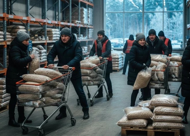 Соцсети спровоцировали ажиотаж: жители Латвии массово запасались гранулами. А что происходит сейчас?