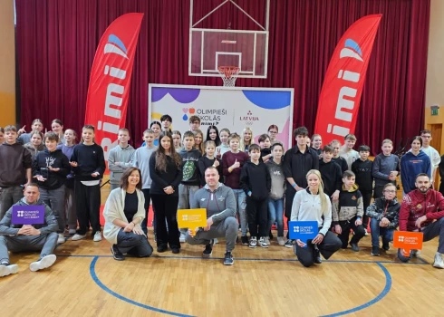 Iniciatīva “Olimpieši skolās ar Rimi” turpina iedvesmot skolēnus.