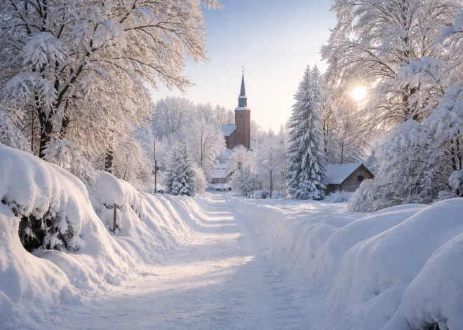 В Дагде зафиксировали рекордную толщину снега этой зимы: 62 см