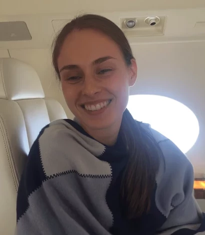 Karīna Epstīna lidmašīnā "Lolitas ekspresis".