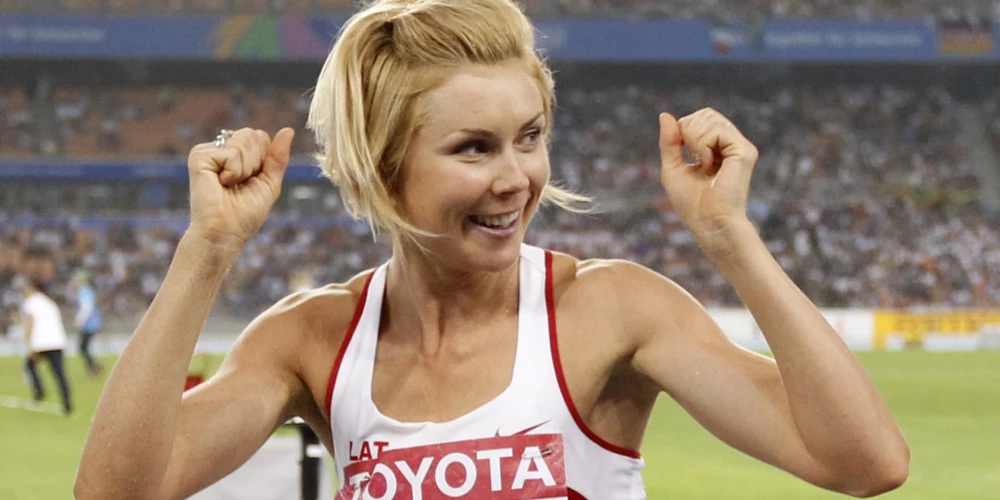 Ineta Radēviča tiek uzskatīta par Latvijas labāko tāllēcēju.