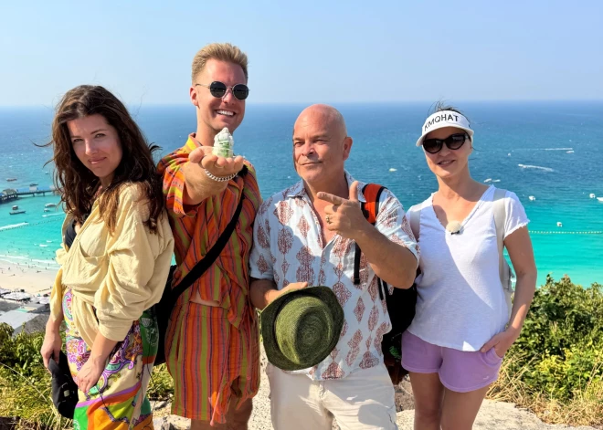 Žāvētas ķirzakas un transvestītu šovi - pašmāju slavenības šovā "Četri uz koferiem" atklās Āzijas kontrastus