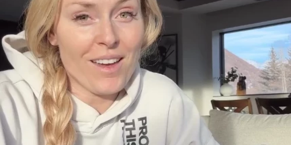 Lindsija Vona stāsta par traumu, kas varēja maksāt ļoti dārgi (ekrānuzņēmums no "Instagram")