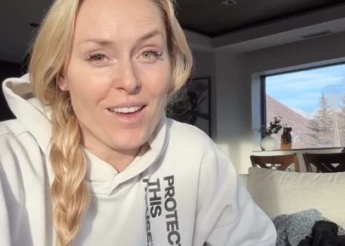 Lindsija Vona stāsta par traumu, kas varēja maksāt ļoti dārgi (ekrānuzņēmums no "Instagram")