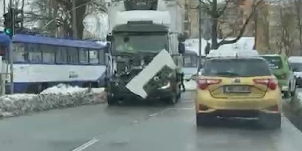 Кадр с места ДТП.