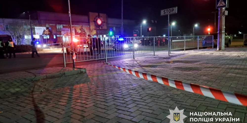 Sprādziena vieta Mikolajivā