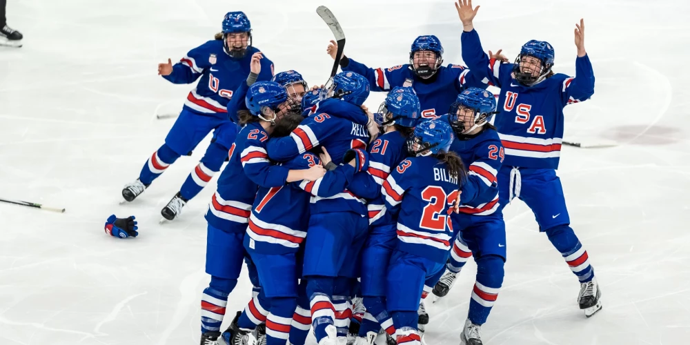 Pasaules čempione ASV kļūst par olimpisko čempioni.